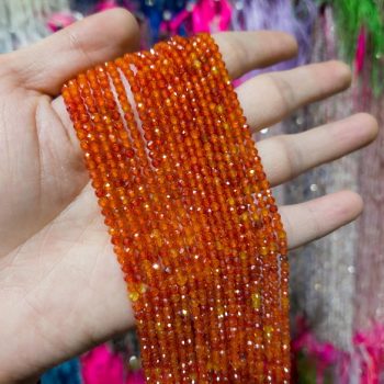 Natural zircon loose beads, 2mm faceted beads, colorful crystal small particles, small beads, stringing beads, handmade DIY materials, accessories