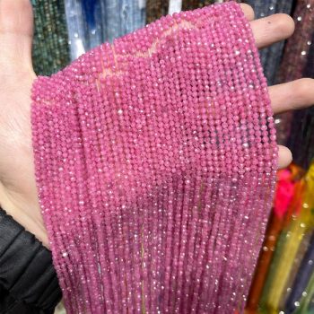 Natural 2mm seed beads, small round beads, tiger eye, pomegranate, tourmaline, agate, amethyst, and tiger eye semi-finished products